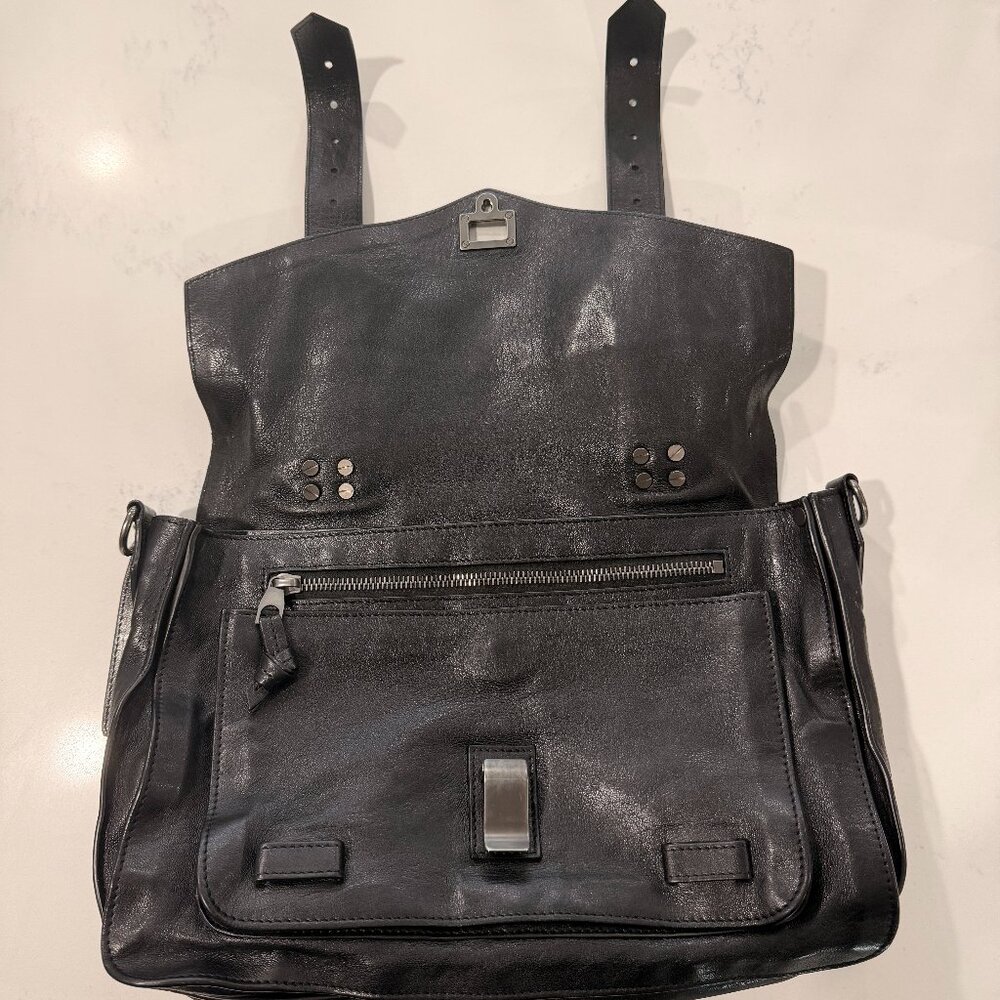 Authentic Proenza Schouler PS1 Medium Satchel – Black - Picture 4 of 16